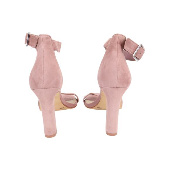 Vince Camuto Acelyn Pink Suede Block Heel Sandal Size 8 Chic Modern - Picture 7 of 10